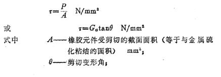 彈性環(huán)結(jié)構(gòu)橡膠元件的結(jié)構(gòu)形狀與設(shè)計(jì)計(jì)算
